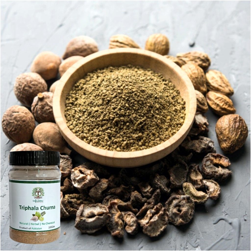 Triphala Churan Powder – Traditional Ayurvedic Herbal Formula by Infusions Pakistan